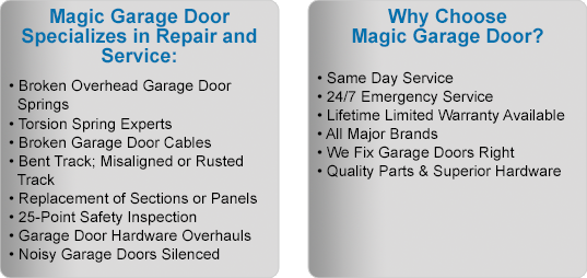 Magic Garage Door Benefits